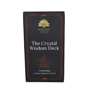 [Sold] MINDFUL SOULS "Crystal Wisdom" Affirmation Manifestation Gemstone Deck